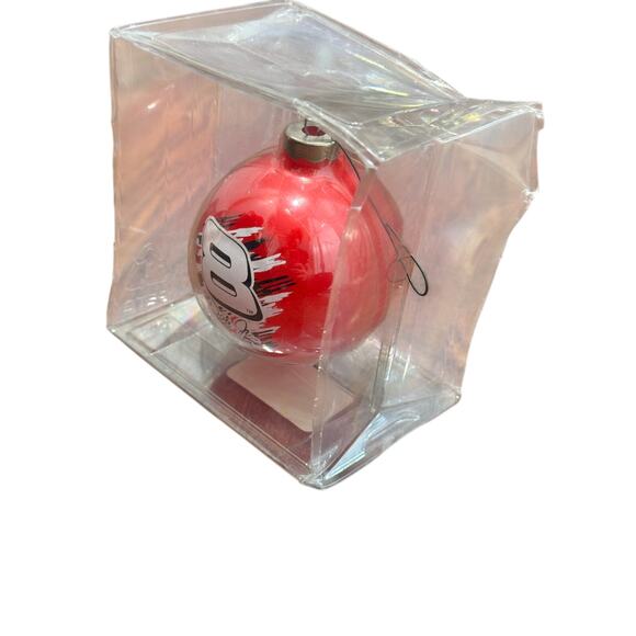 Vtg Dale Earnhardt Jr Christmas Tree Ornament ball #8 Nascar Racing Collectors - Picture 4 of 5